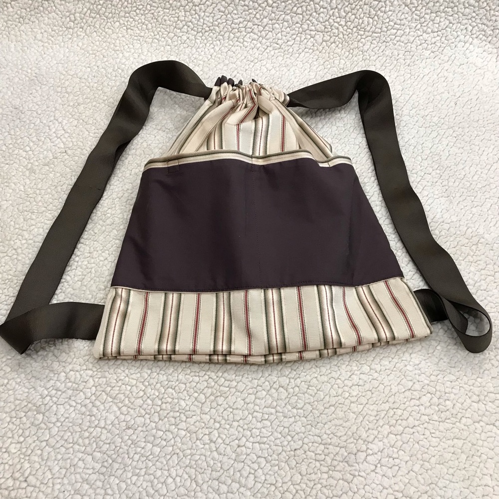 Handmade Multi Use Backpack Carry All Sack Shoulder Bag Diaper Bag
16.5” H x 15”